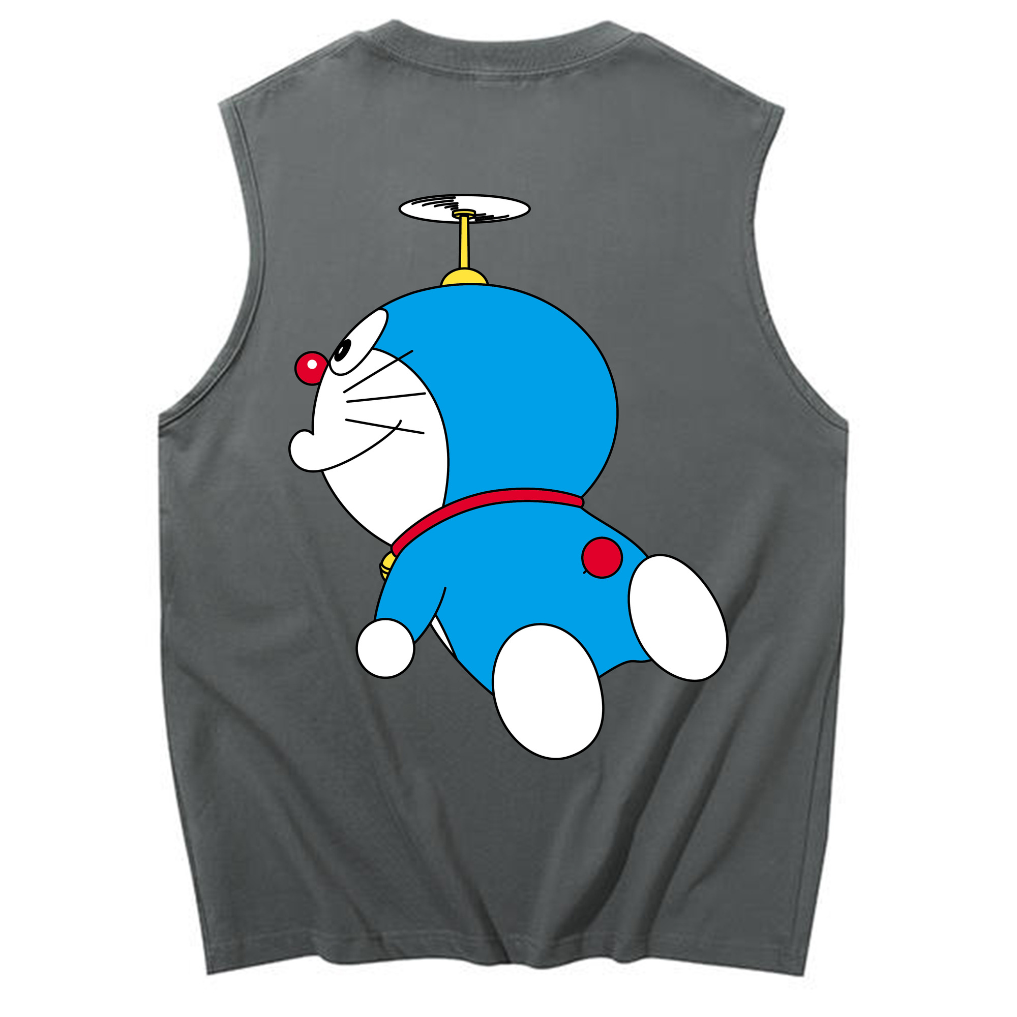 （画像用） ドラえもん Doraemon コットン100％タンクトップ（背面プリント）
